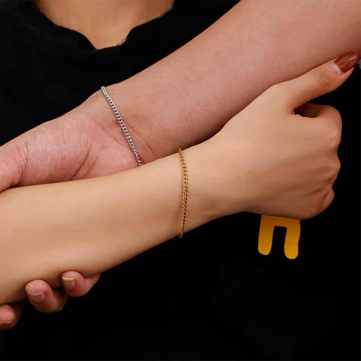 Lien Éternel – Bracelet permanent pour couple