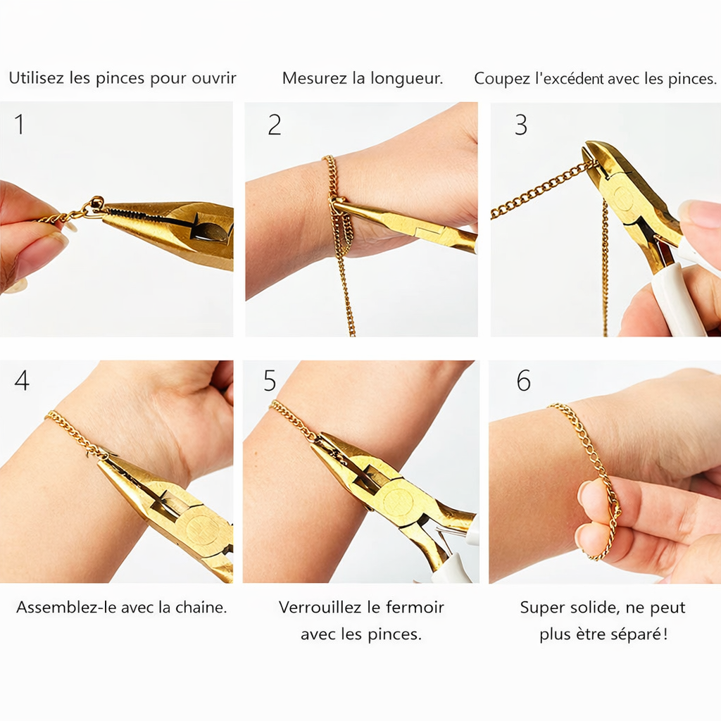 Lien Éternel – Bracelet permanent pour couple