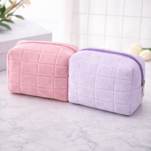 Trousse Velours Douce – Trousse de maquillage ultra pratique