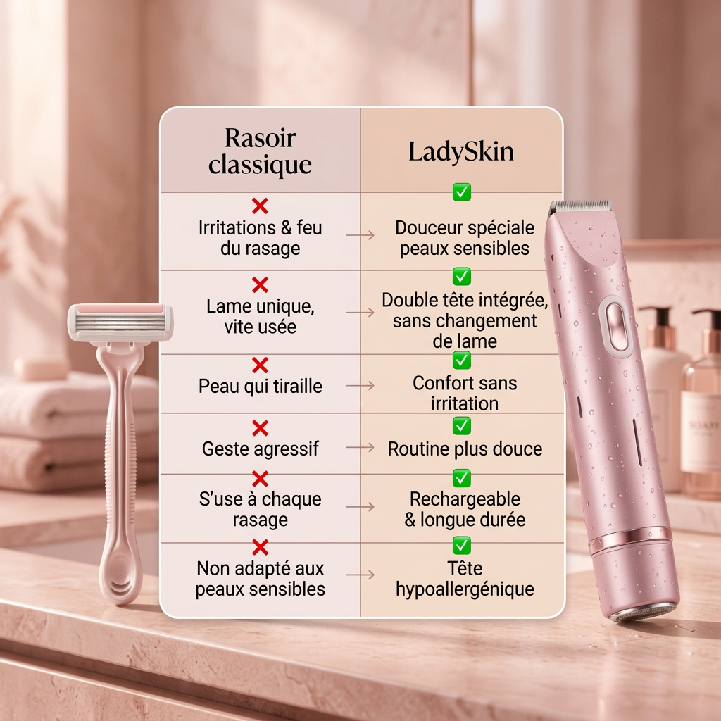 LadySkin – Tondeuse Intime